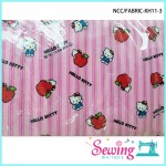 FABRIC-KH11-1, 2, 3 & 12 HELLO KITTY INSPIRATION